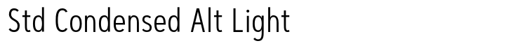 Artegra Sans Std Condensed Alt Light