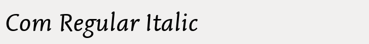 Linotype Syntax Letter Com Regular Italic