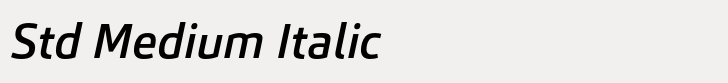 Carnac Std Medium Italic
