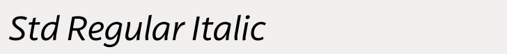 Latina Std Regular Italic