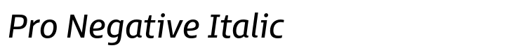 FS Millbank Pro Negative Italic