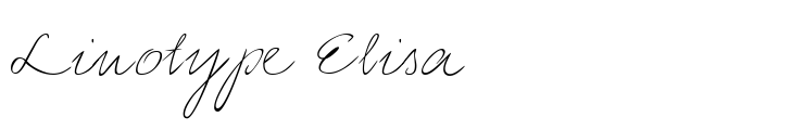 Linotype Elisa