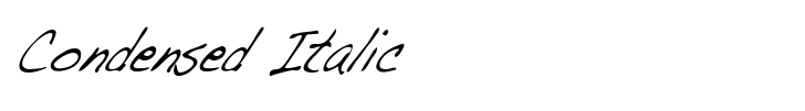 Dakota Condensed Italic