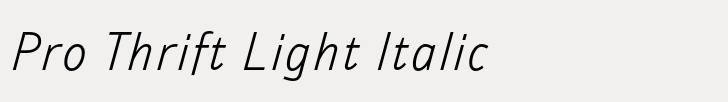 Ambiguity Pro Thrift Light Italic